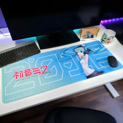Figurine Hatsune Miku gaming mousepad xl v4x version